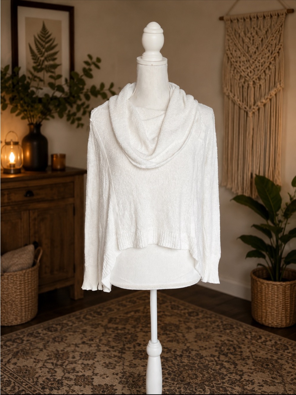 Free People cowlneck sweater sz XS